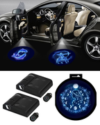 Zodiac Car Door Projector Light: All 12 Astrology Signs, LED Light