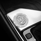 Maserati Start Button  Bling Car Décor  Crystal Rhinestone Car Bling Ring  Emblem Sticker
